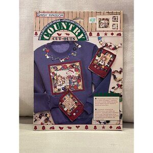 Vintage 1996 Daisy Kingdom No-Sew Fabric Applique Country Cut-Outs Raggedy Chris